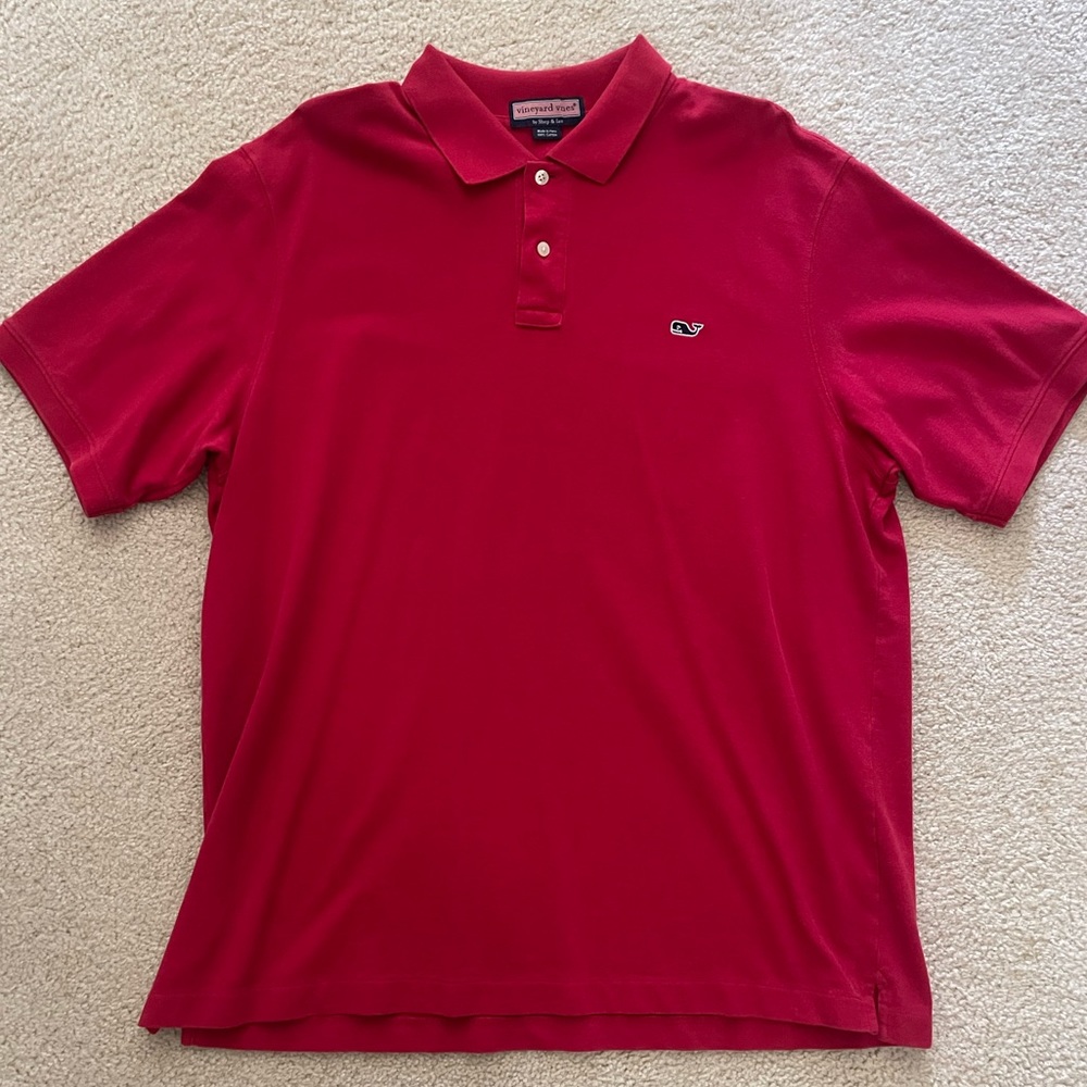 Men’s XL Vineyards Vines Red Polo